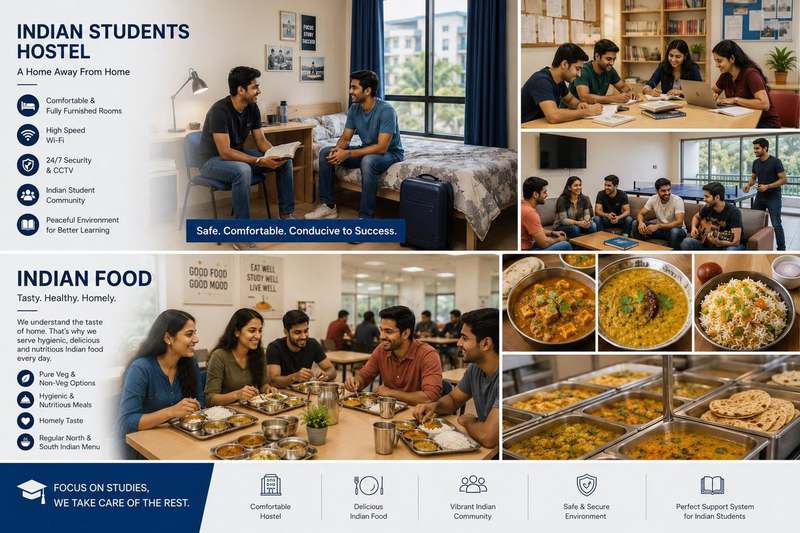 Indian Students Hostel and Indian Food at DMSF Philippines