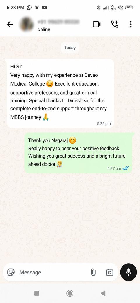 Nagaraj DMSF student 2022 batch